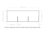 Asfaltový šindel Gutta Guttatec Rectangular SBS