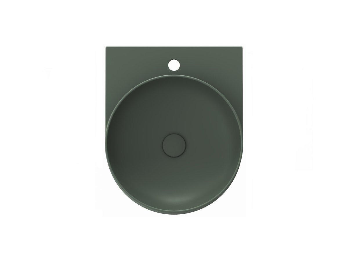 Ravak Umývadlo Yard 40, s otvorom pre batériu, bez prepadu, Smoke Grey