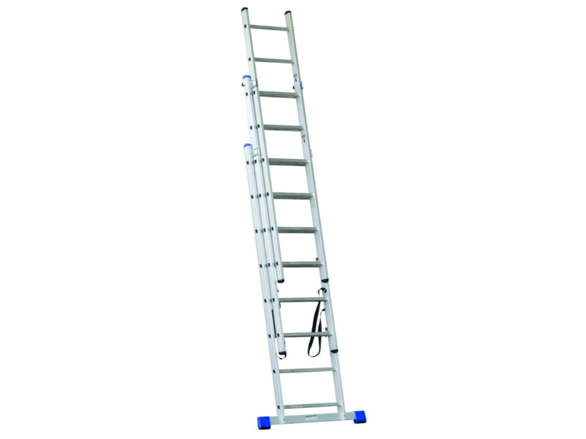 Žebřík třídílný 5,1m 3x8 G21 Štafle Triplex