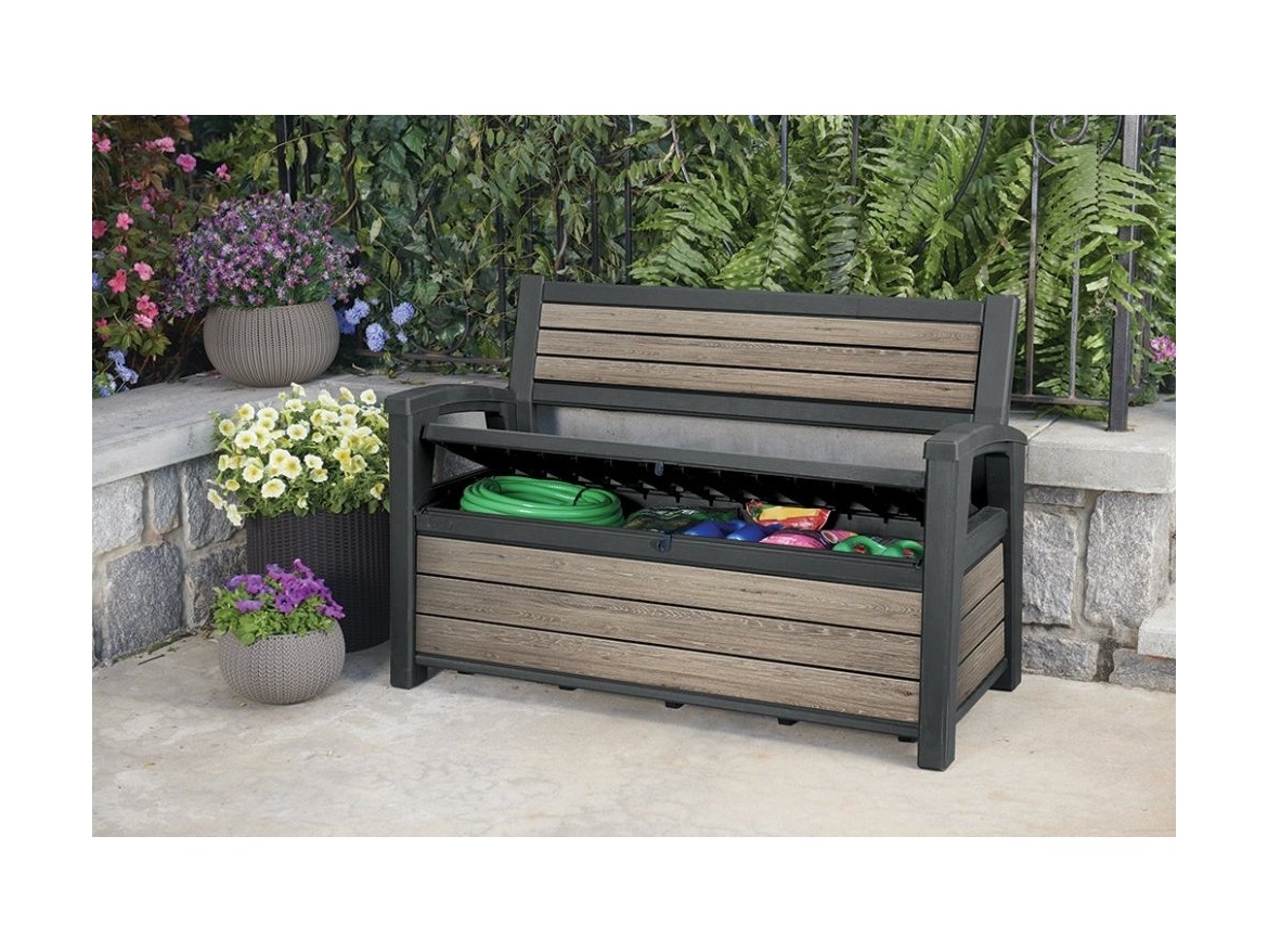 Keter Zahradní lavice Keter Deco Bench 133x61x89 cm - ashwood, jasan