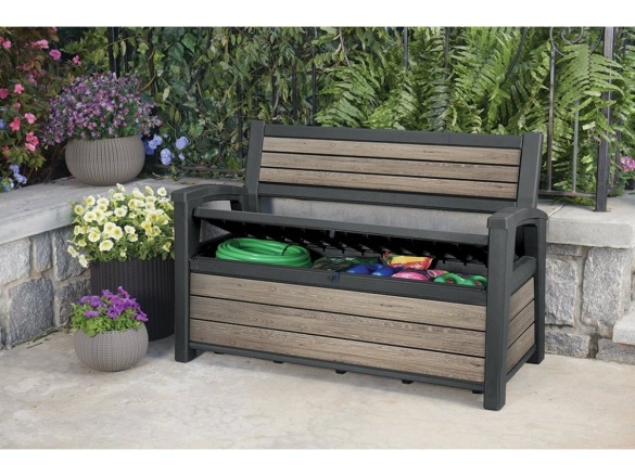 Keter Zahradní lavice Keter Deco Bench 133x61x89 cm - ashwood, jasan