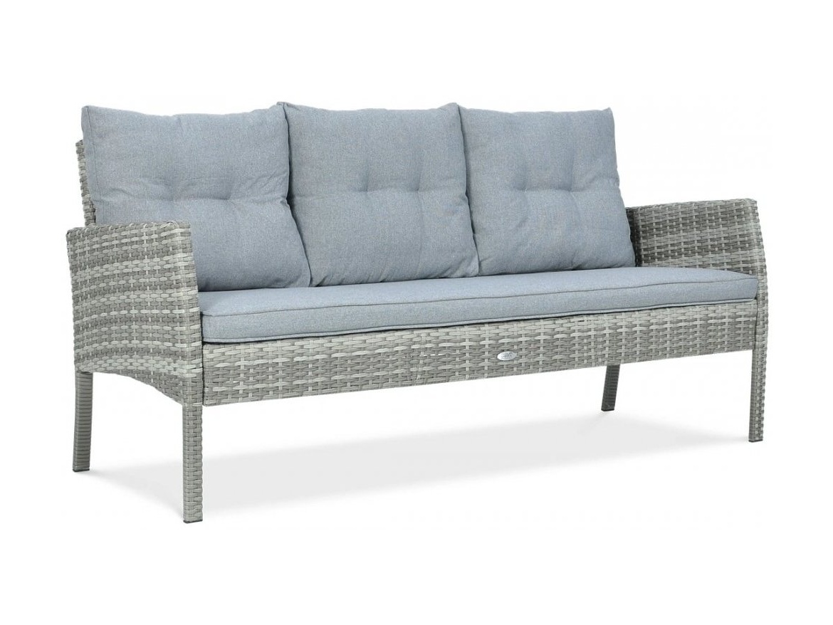 F-Garden Sedací souprava z technoratanu CORTINA Dolphine Grey