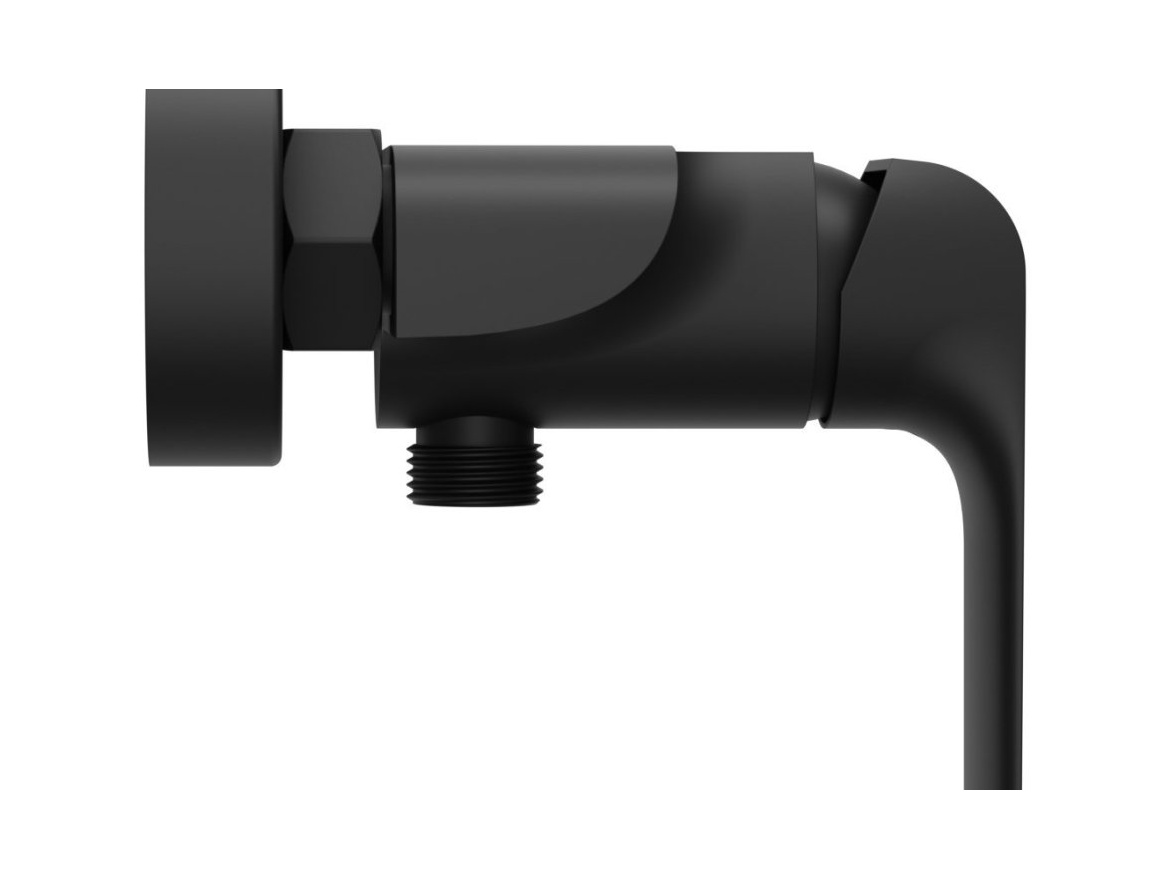 Ravak FL 032.20BL Sprchová nástěnná baterie bez sprchového setu, černá