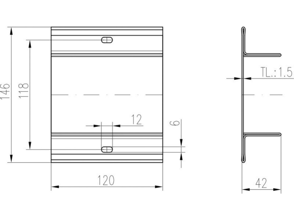 Spojka žlabu s izolací Chuděj Cove