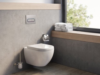 WC, bidety a pisoáry –  Ravak WC Uni Chrome Rim, závěsný, bílá