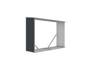 G21 Přístřešek na dřevo  WOH 181 - 242 x 75 cm, antracitový