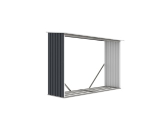 Kertek –  G21 Přístřešek na dřevo  WOH 181 - 242 x 75 cm, antracitový