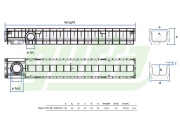Odvodňovací žlab Dakota Taurus