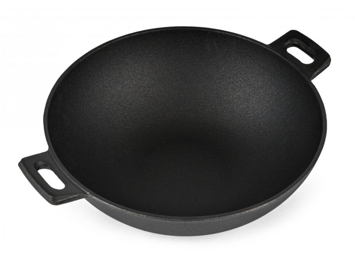 G21 Grilovací nářadí  pánev wok na gril, litinová
