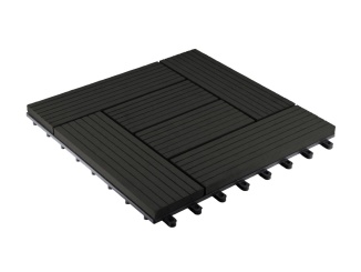 Kültéri burkolat –  G21 WPC dlaždice  Palmyra, Eben, balení 1 m2