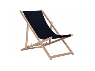 Nábytok –  VespaGarden Zahradní lehátko Klasik - Černé