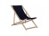 VespaGarden Zahradní lehátko Klasik - Černé