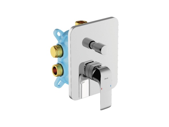 Ravak FL 065.20BLM.O2.RB072 Podomietková batéria 2-cestná pre R-box, čierna matná