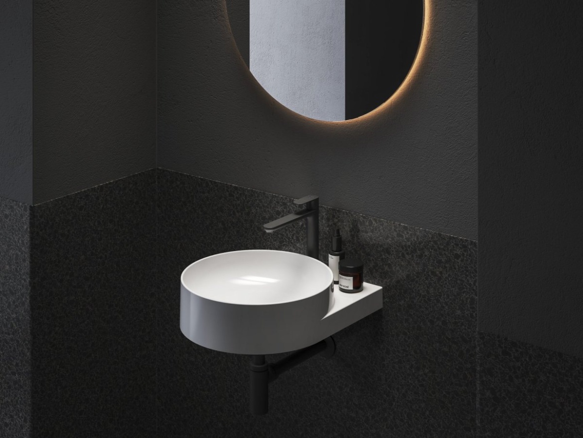 Ravak EL 014.60RGB Umyvadlová stojánková baterie 220 mm bez výpusti, růžové zlato kartáčované