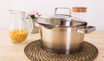 G21 Sada nádobí  Gourmet Magic s cedníkem, 9 dílů, nerez