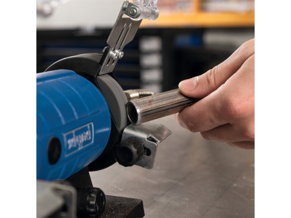 Dvojkotúčová brúska/leštička so systémom Flexidrive Scheppach HG 35