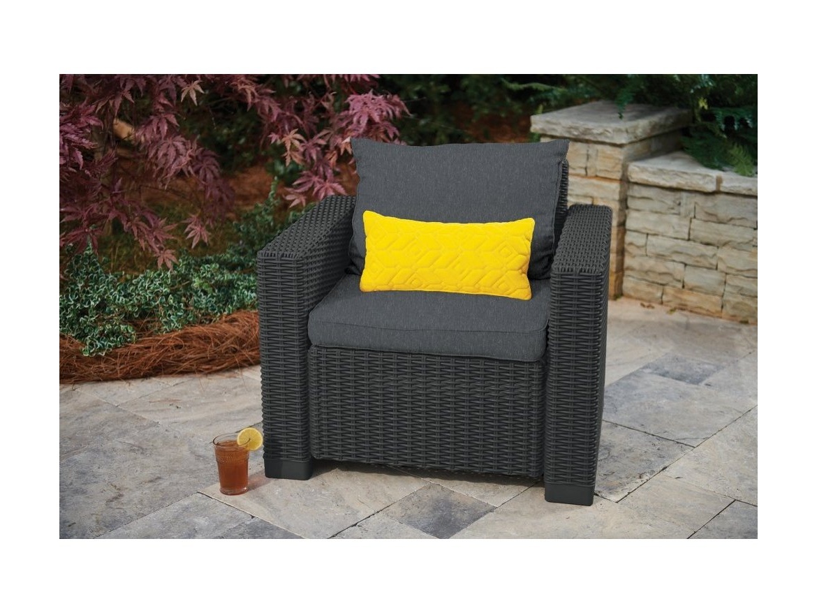 Keter Zahradní křesla  California Mix&Match Chair - 83 x 68 x 72 cm - 2ks - grafitová