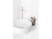 Ravak Umývadlo Yard 45 C, s otvorom pre batériu, bez prepadu, Smoke Grey