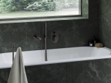 Ravak EL 065.20GB.O2.RB07E Podomítková baterie 2-cestná bez tělesa, Graphite Brushed