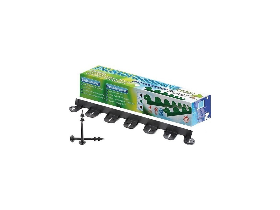 Bradas Skrytá zahradní obruba PALISGARDEN Bradas- 3 m černá