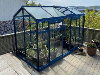 Klasszikus üvegházak ACD üvegből –  Piccolo přírodní hliník sklo (4 mm) 2,2 x 1,6 m