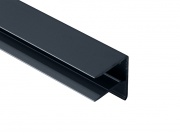 Ukončovací lišta Covestro ALU-U elox s okapničkou 16 mm