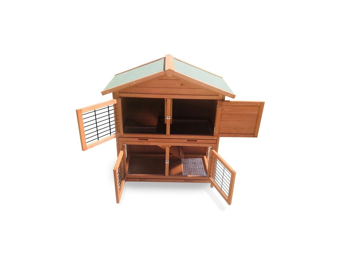 Scobax Dřevěná králíkárna HONGKONG MAXI, 1000x550x1080 mm