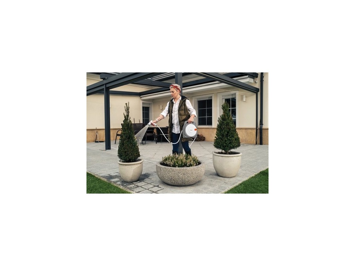 Bradas Přenosný zavlažovací buben s hadicí  White Line 3/8" 11,5m - HANDY GO WL-W4K115