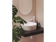 Ravak Umyvadlo Moon 1C, bez otvoru pro baterii, bez přepadu