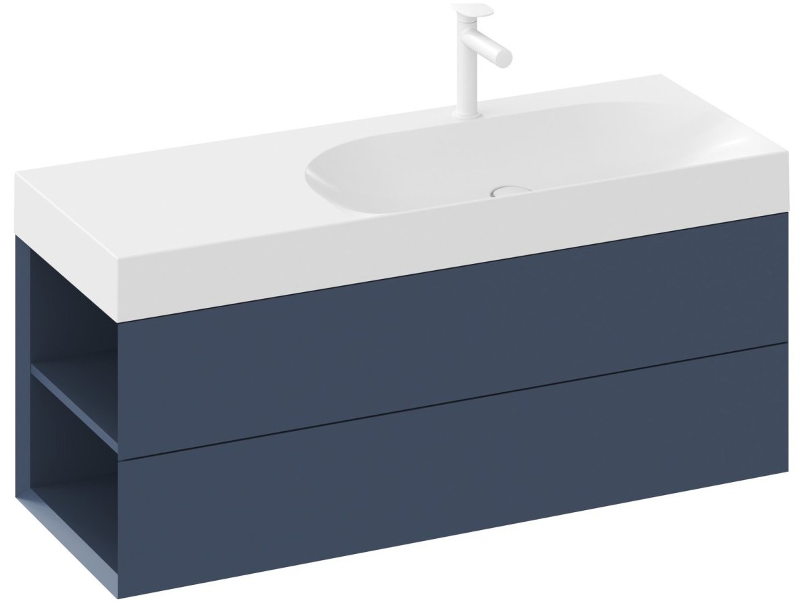 Ravak Umyvadlo Lite 120/80 L, s otvorem pro baterii, bez přepadu