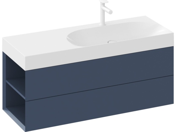 Ravak Umyvadlo Lite 120/80 L, s otvorem pro baterii, bez přepadu