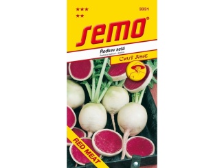 Pestovateľské potreby –  Semo Ředkev - Red Meat bíločervená 3,5g - série ASIE