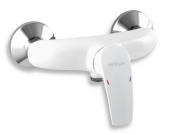 Novaservis Sprchová baterie Metalia 57 150 mm, bílá-chrom, nástěnná, bez příslušenství,  57060/1,1