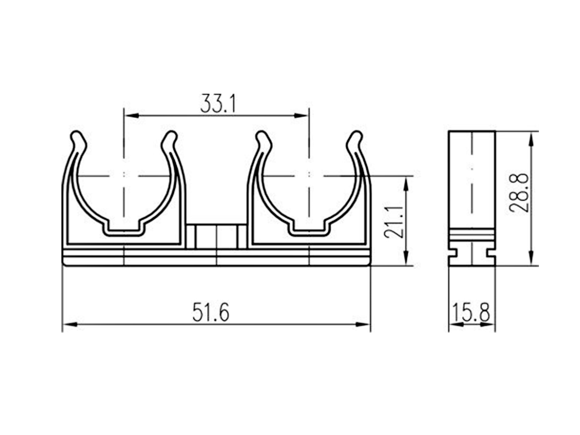 Dvojpříchytka Chuděj 2D12-22