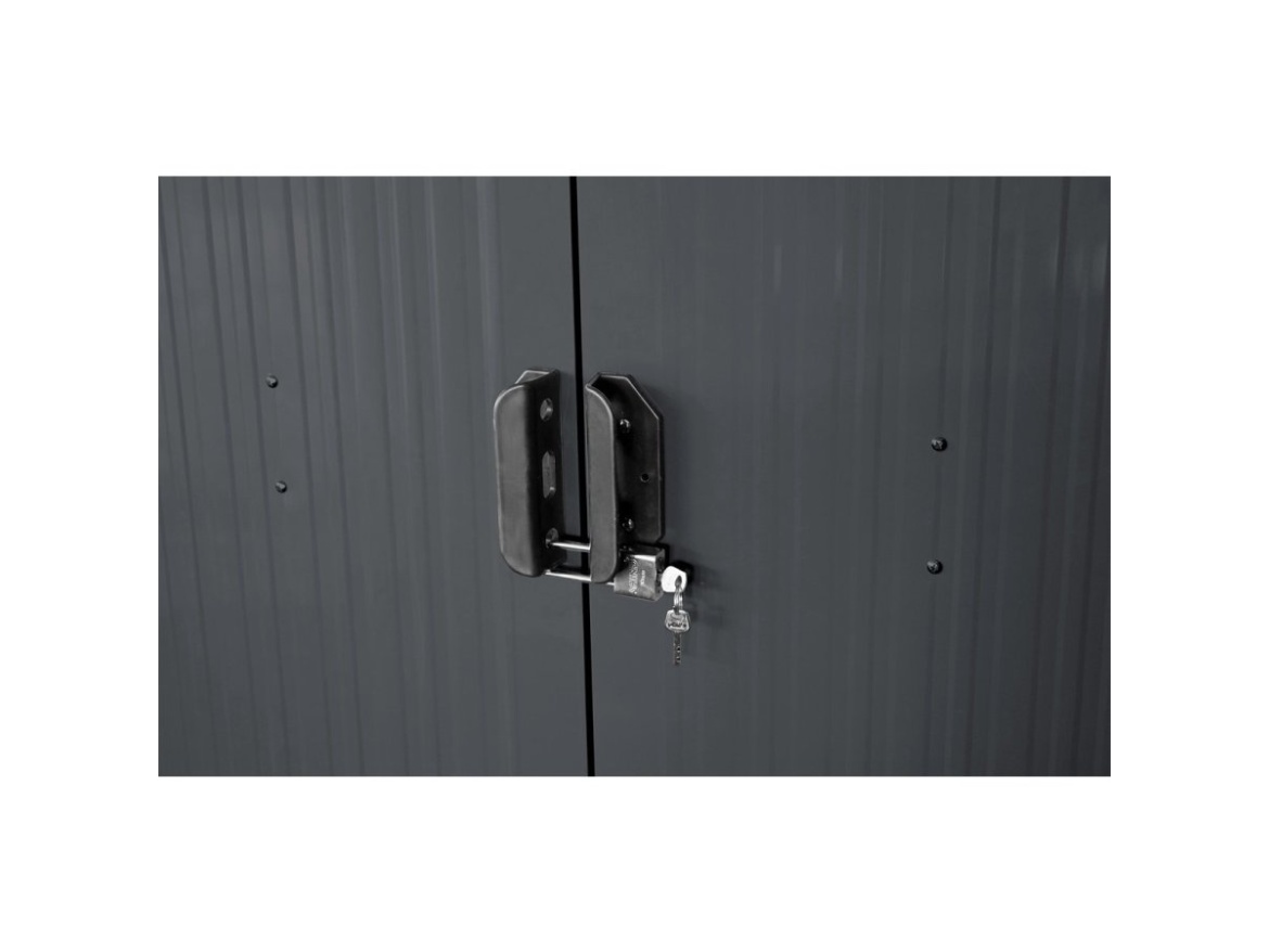 Plechový zahradní domek Riwall PRO RMSA 8x10 Anthracite