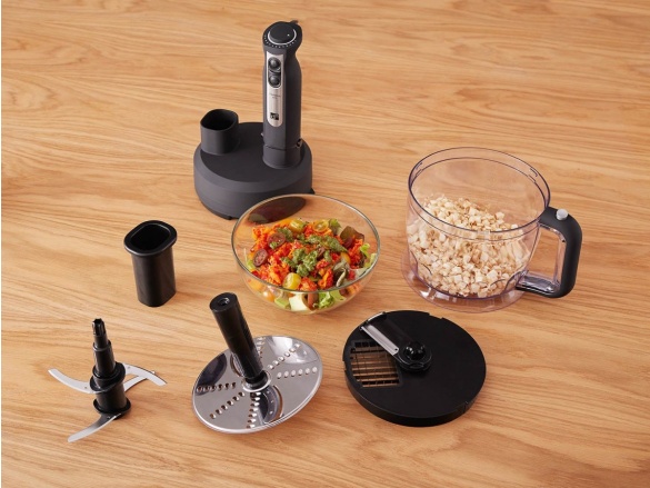 G21 Set  mixér VitalStick Pro 1000 W s Food Processorem, Black