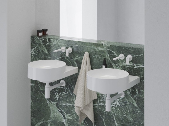 Ravak EL 019.10WV.O1.RB07B Umyvadlová podomítková baterie bez tělesa, White Velvet