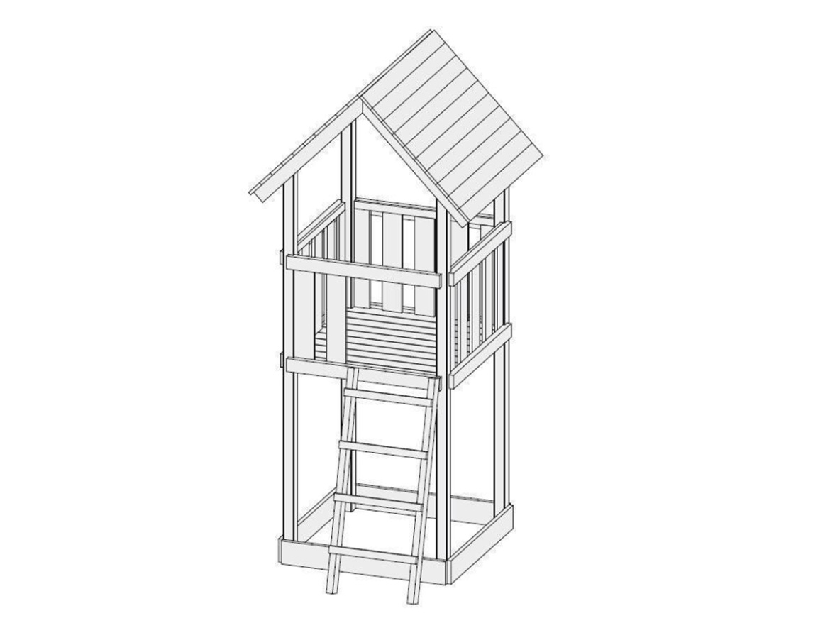 Věž se skluzavkou Karibu Lotti