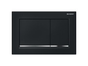 Geberit Deska ovládací GEBERIT OMEGA 30 černá/chrom lesk, 115.080.KM.1