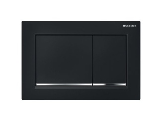 Příslušenství – Geberit Deska ovládací GEBERIT OMEGA 30 černá/chrom lesk, 115.080.KM.1