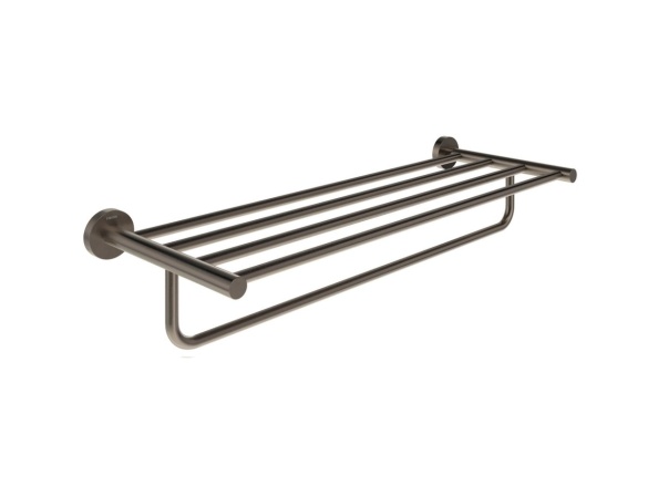 Ravak KN 330.20BLM Police na ručníky, černá matná