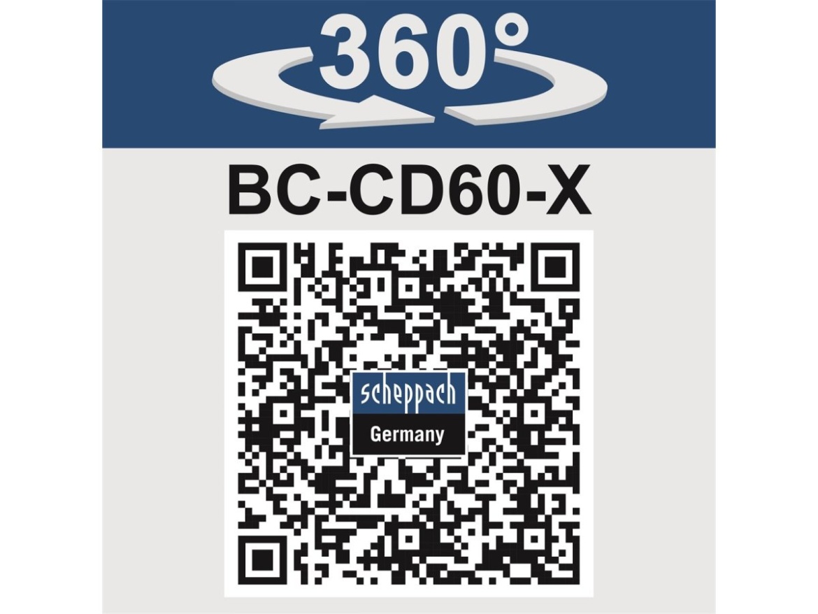 20 V-os IXES akkus ütvefúró-csavarozó (akkumulátor és töltő nélkül) Scheppach BC-CD60-X