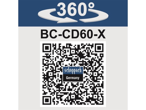 Aku 20 V IXES příklepový vrtací šroubovák (bez baterie a nabíječky) Scheppach BC-CD60-X