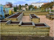 Scobax Vyvýšený záhon Log Cabin