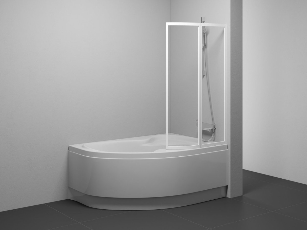 Ravak VSK2 Rosa 150 L, bílá+transparent