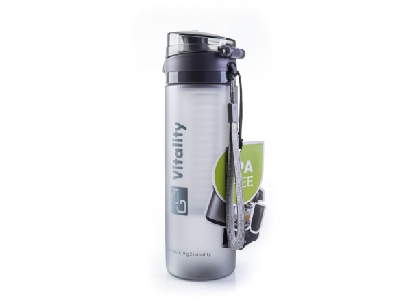 G21 Láhev  na smoothie/juice, 600 ml, šedá-zmrzlá