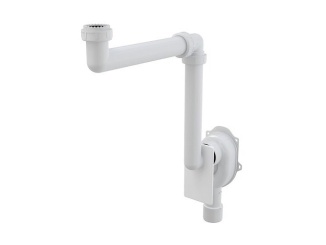 Sifóny –  Alcadrain Dřezový sifon A873 bez výpusti G 6/4", 5/4", odpad 40/50 mm,  A873