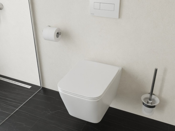 Ravak WC Natural RimOff set, závesné, biela