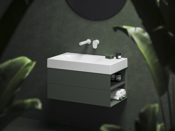 Ravak SD Lite 80 P skříňka pod umyvadlo Grey Green