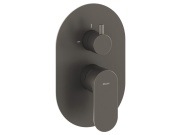 Ravak EL 065.20GB.O2.RB07E Podomítková baterie 2-cestná bez tělesa, Graphite Brushed